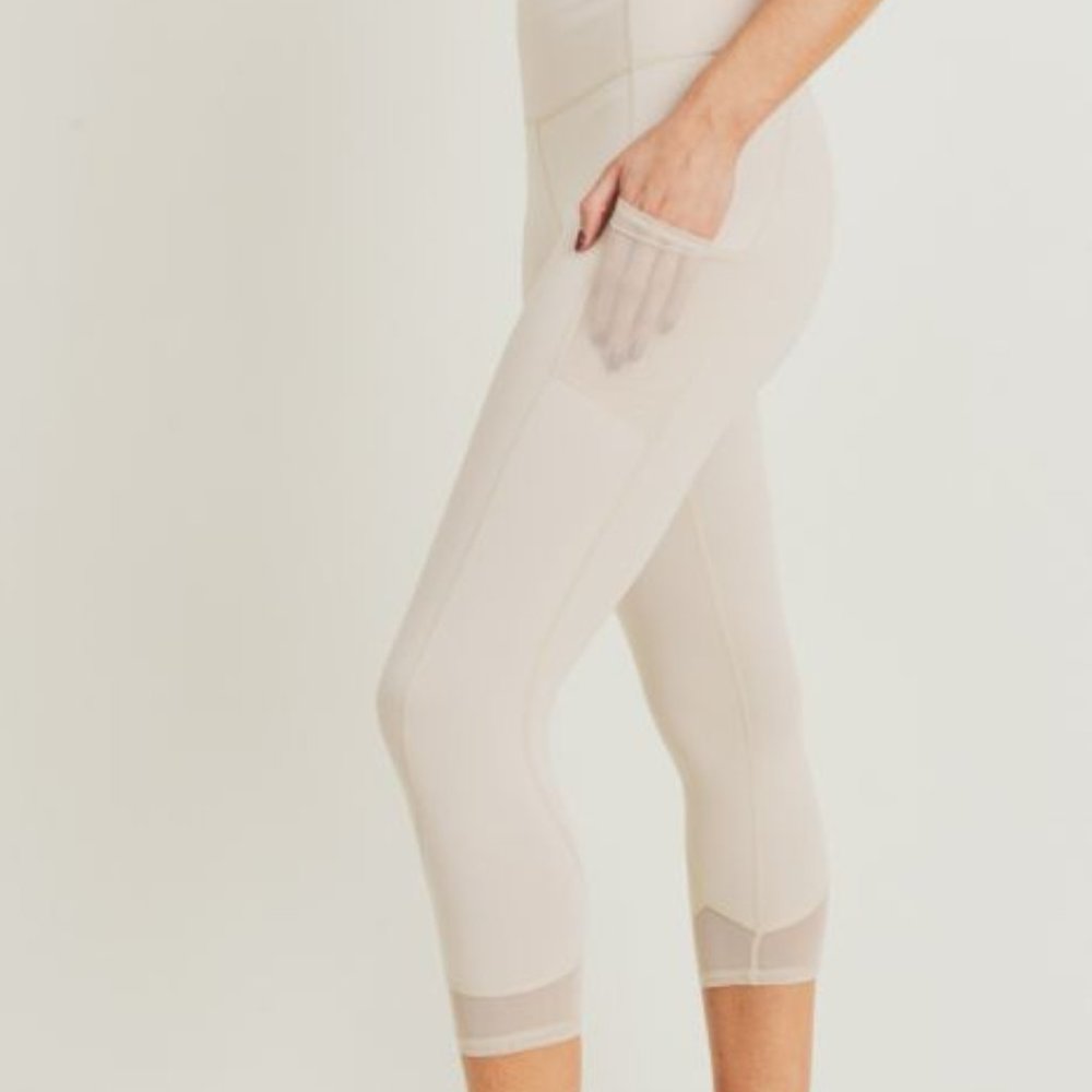 Highwaist Capri Leggings, High Performance